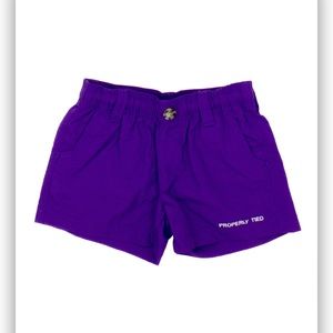 PROPERLY TIED BOYS MALLARD 2.0 SHORTS - PURPLE size 6